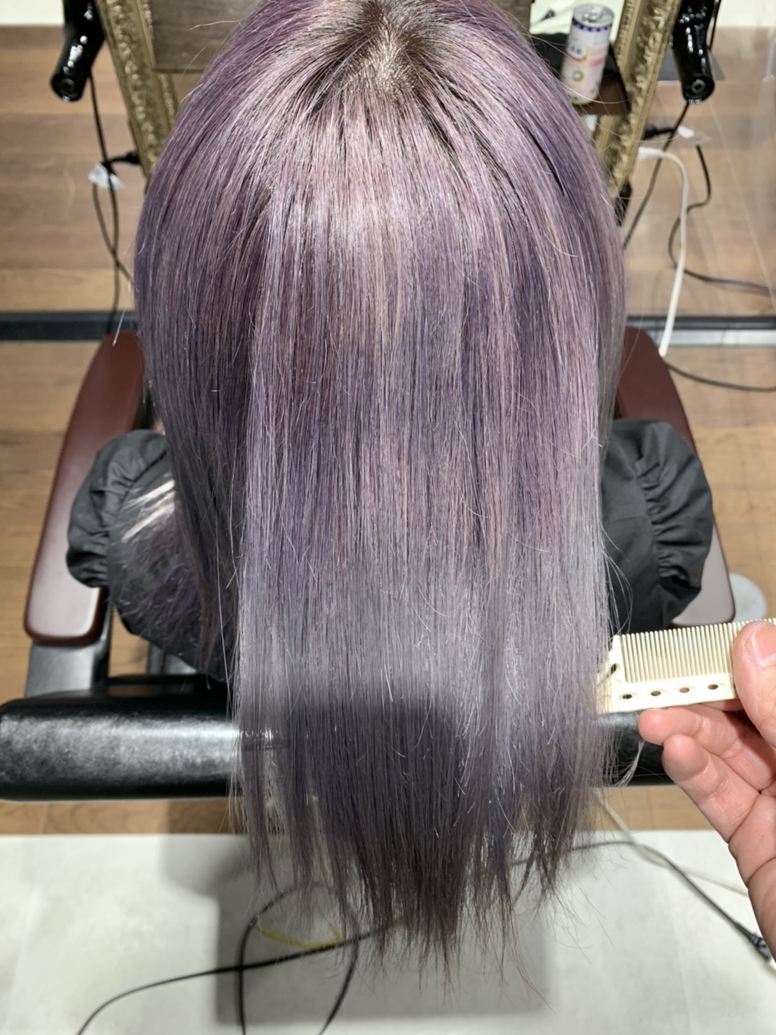 ハイトーンカラーの色落ちってどうなるの 紫編 Hair Salon Amor プルエクステ 髪質改善トリートメント デザインカラーなら下関市大学町のhair Salon Amor